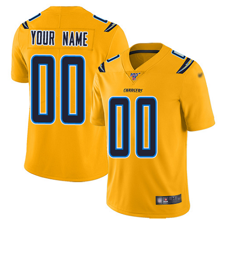 Custom Los Angeles Chargers Vapor Untouchable Limited Jersey